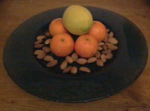 Clementine, mandorle e limone